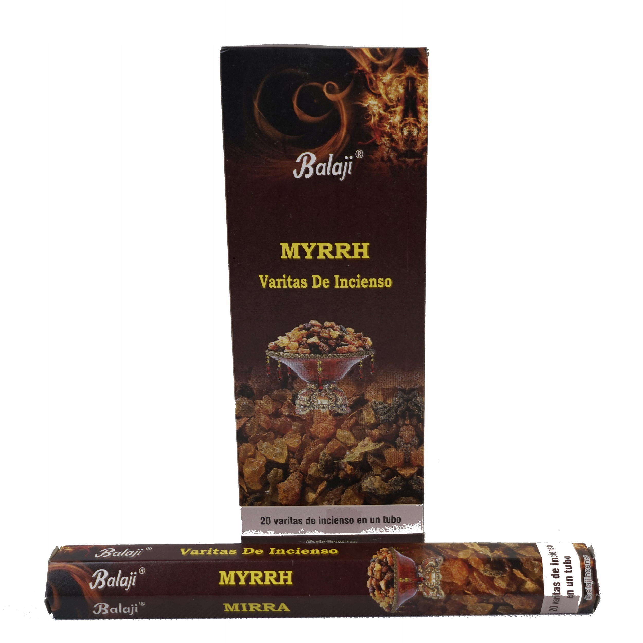 

Indyjskie kadzidełka Balaji Mirra 20szt