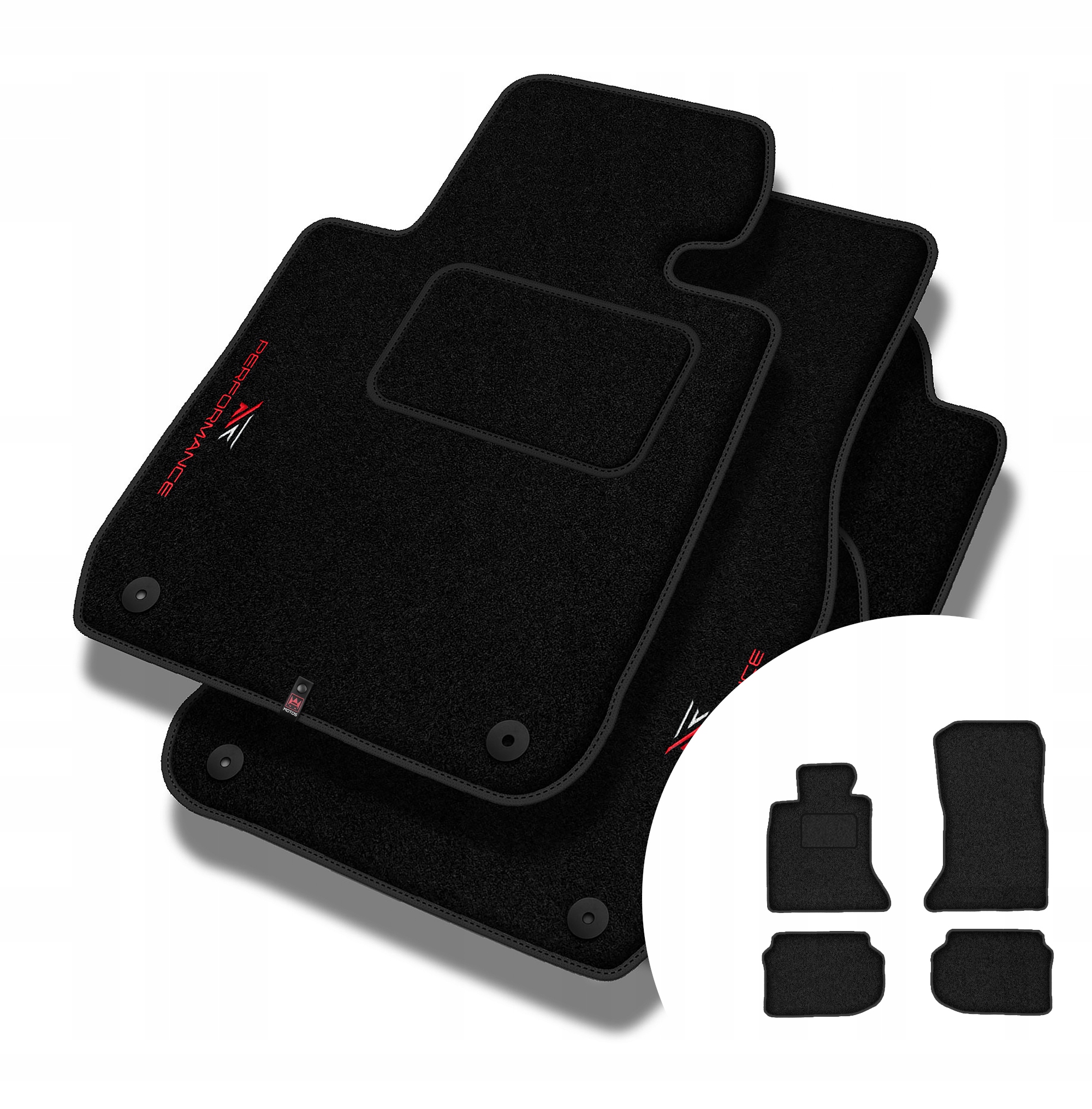 Velurové koberce Performance pro Bmw řady 5 F10 2010-2013