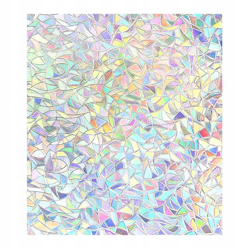 Rainbow Window Privacy Film Statyczny witraż Marka inna