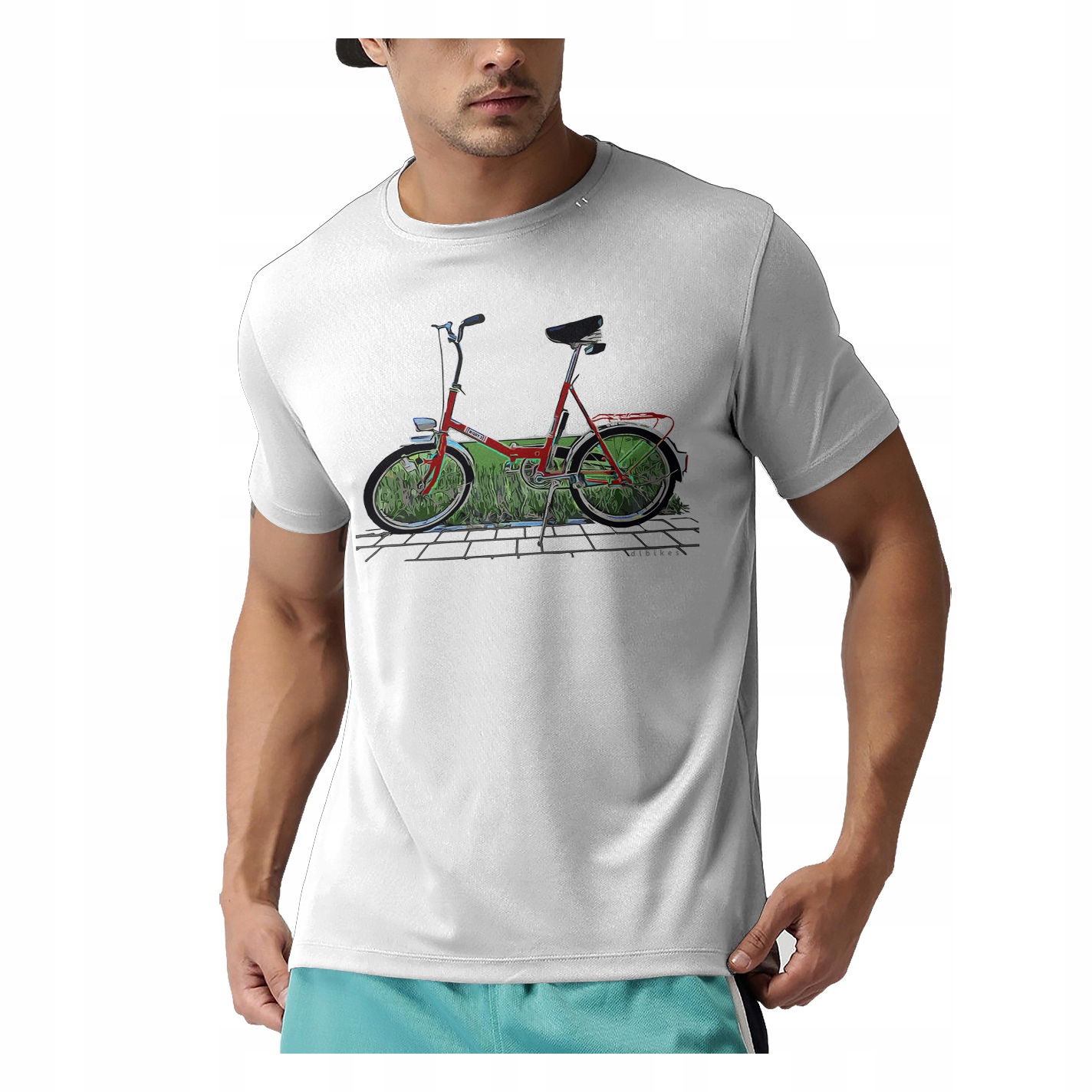 Koszulka biała Romet Wigry roz L 100% Bawełna t-shirt ORYGINAŁ DLBIKES