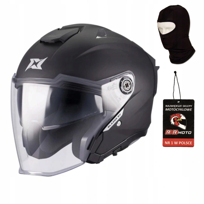 Motocyklová prilba Axxis Blazer Sv Solid A1 Matt Black čierna matná Darčeky