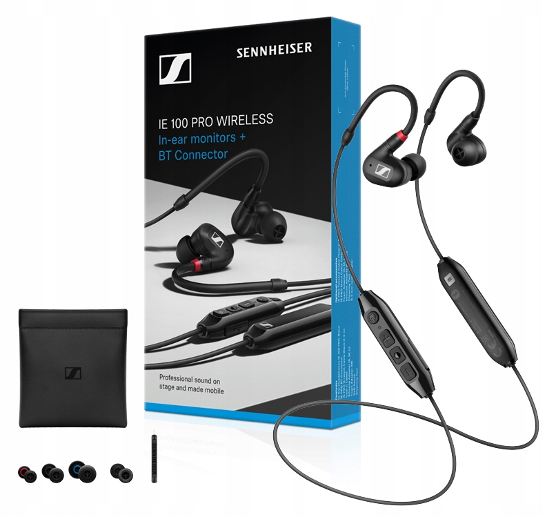 Sluchátka Sennheiser Ie 100 Pro Wireless Black 115dB 20-18000Hz Usb C Pouzdro (Pouzdro)