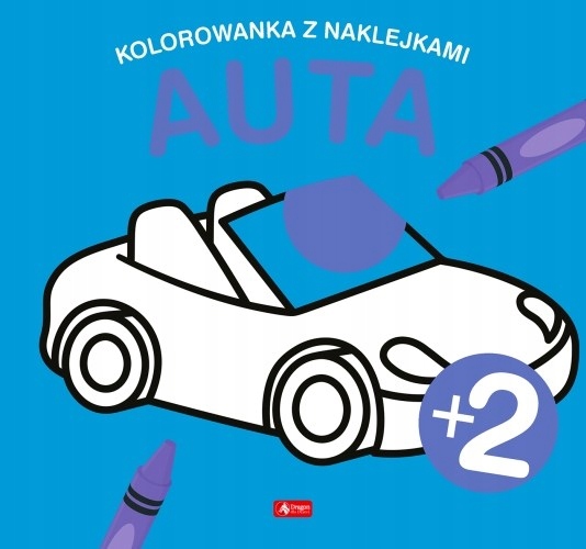 

Auta. Kolorowanka z naklejkami