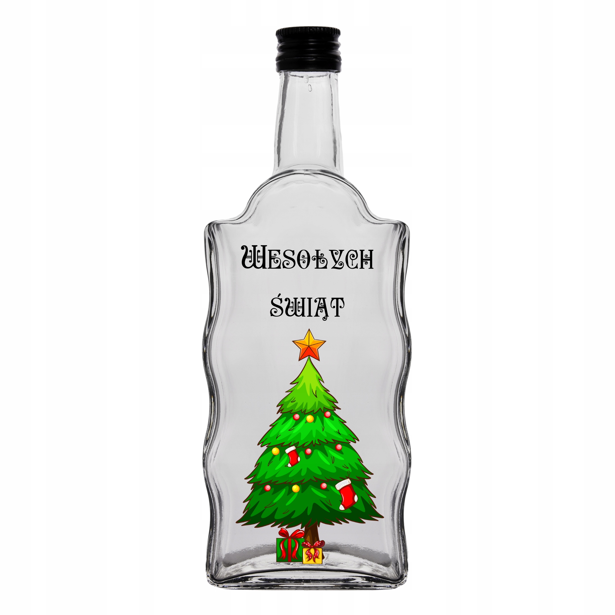 

Butelka Na Alkohol Bimber Wesołych Świąt! 500ML