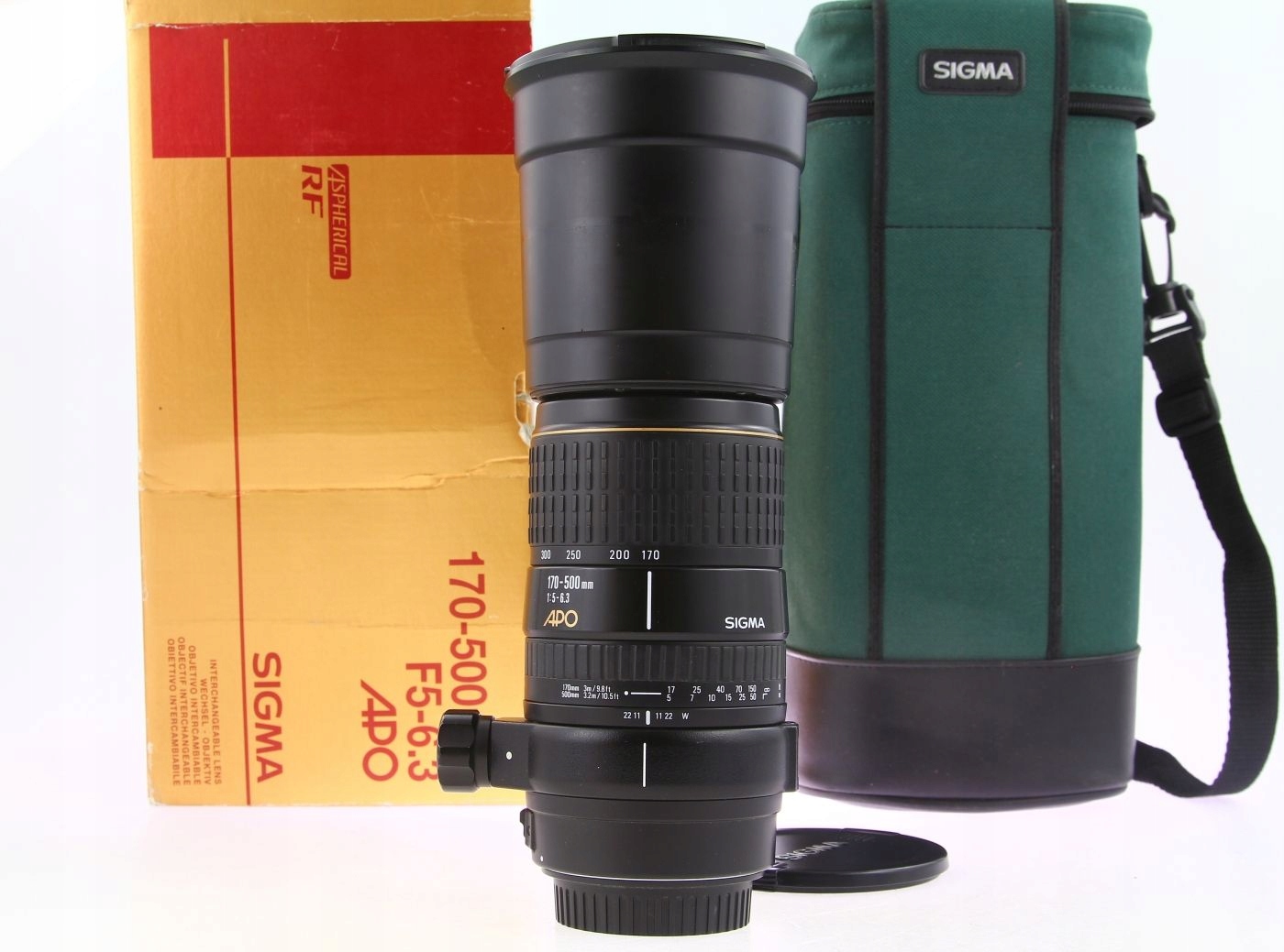 美品 SIGMA 170-500mm F5-6.3 AF D APO Fマウント SIGMA ズームレンズ 170-