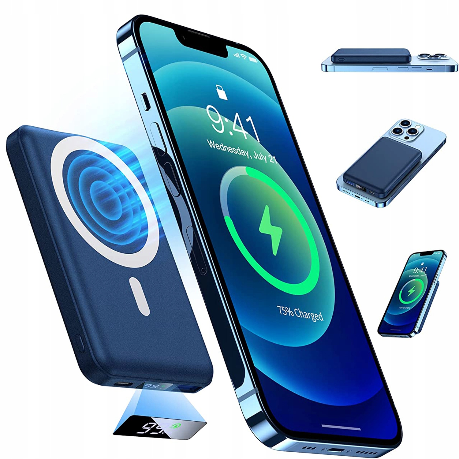 POWERBANK BEZPRZEWODOWY MAGSAFE10000MAH DLA IPHONE