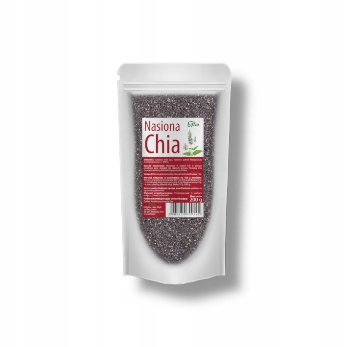 Chia nasiona 200 g, szałwia hiszpańska – Flos