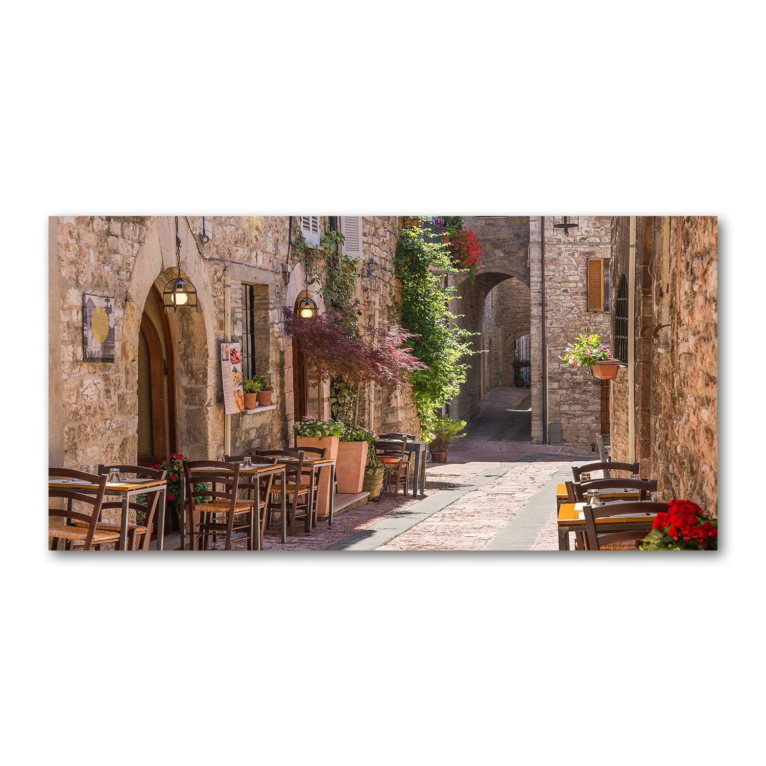

Foto obraz akryl zdjęcie Włoska uliczka 120X60 cm