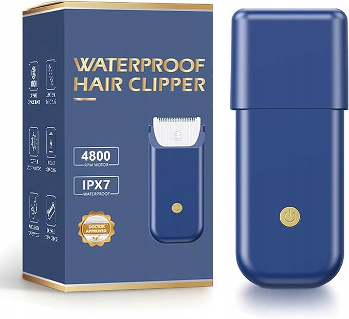 Levně Bezdrátový zastřihovač zvířat, modrý Openbeauty