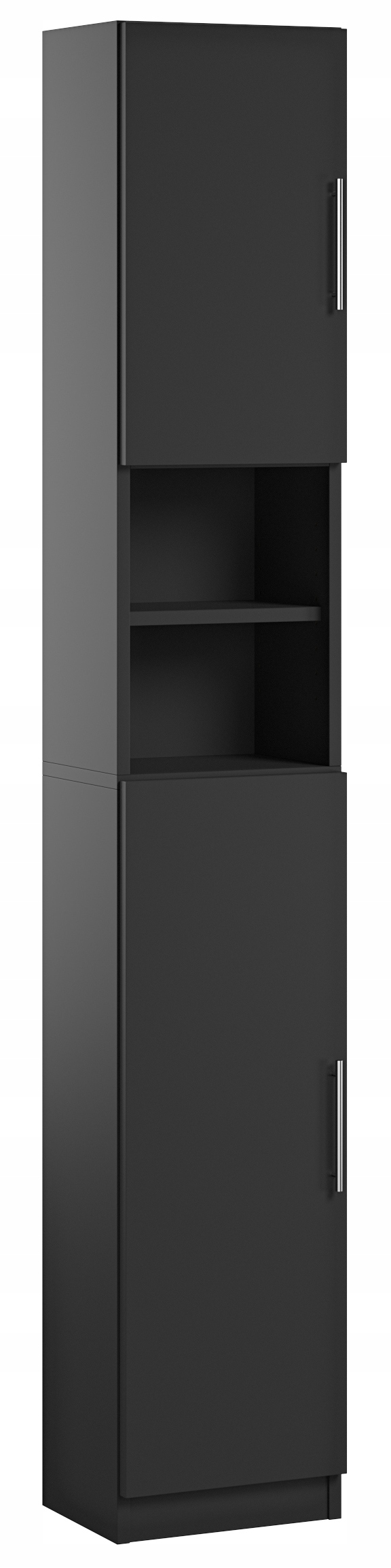 Słupek Łazienkowy Szafka Melody Czarny Mat