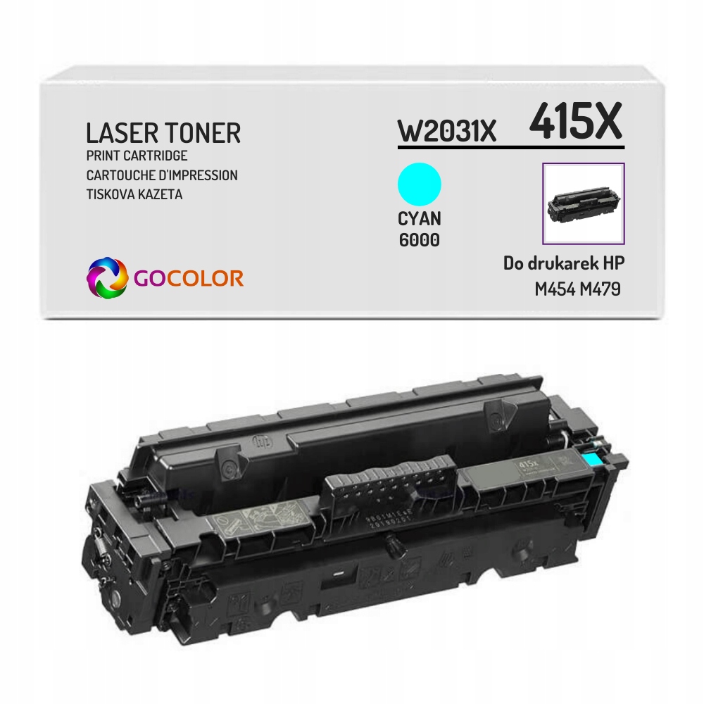 Toner do HP W2031X 415X LaserJet Pro M454dn Cyan - porównaj ceny ...