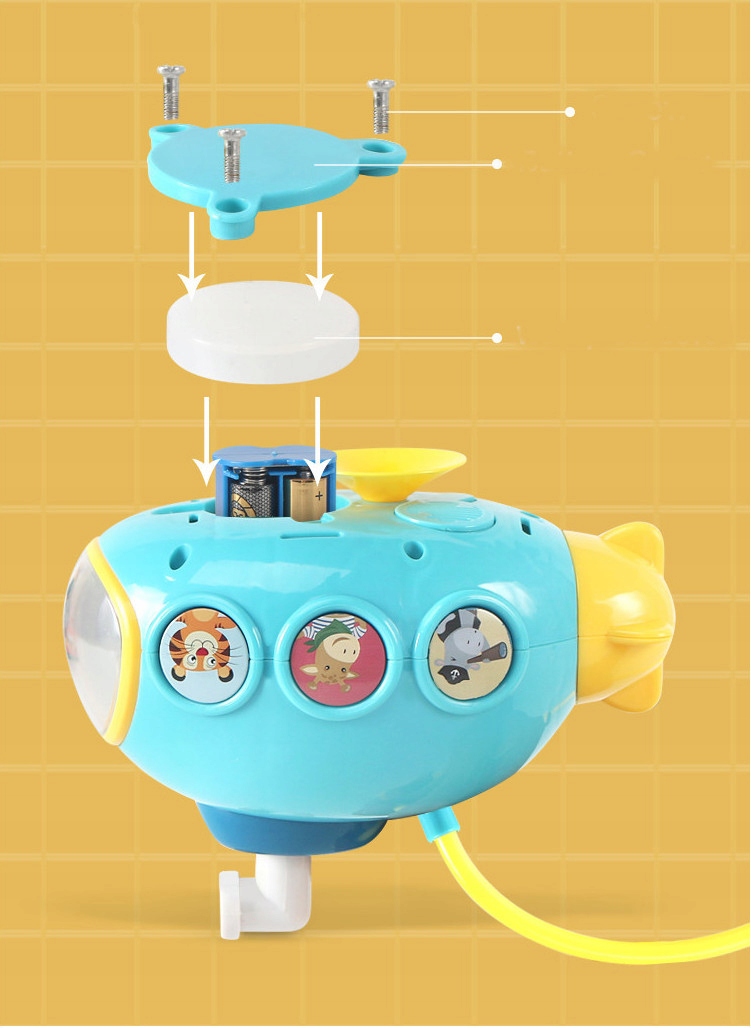 Zabawki do kąpieli łódź podwodna prysznic 2022A Kod producenta SY2022AN