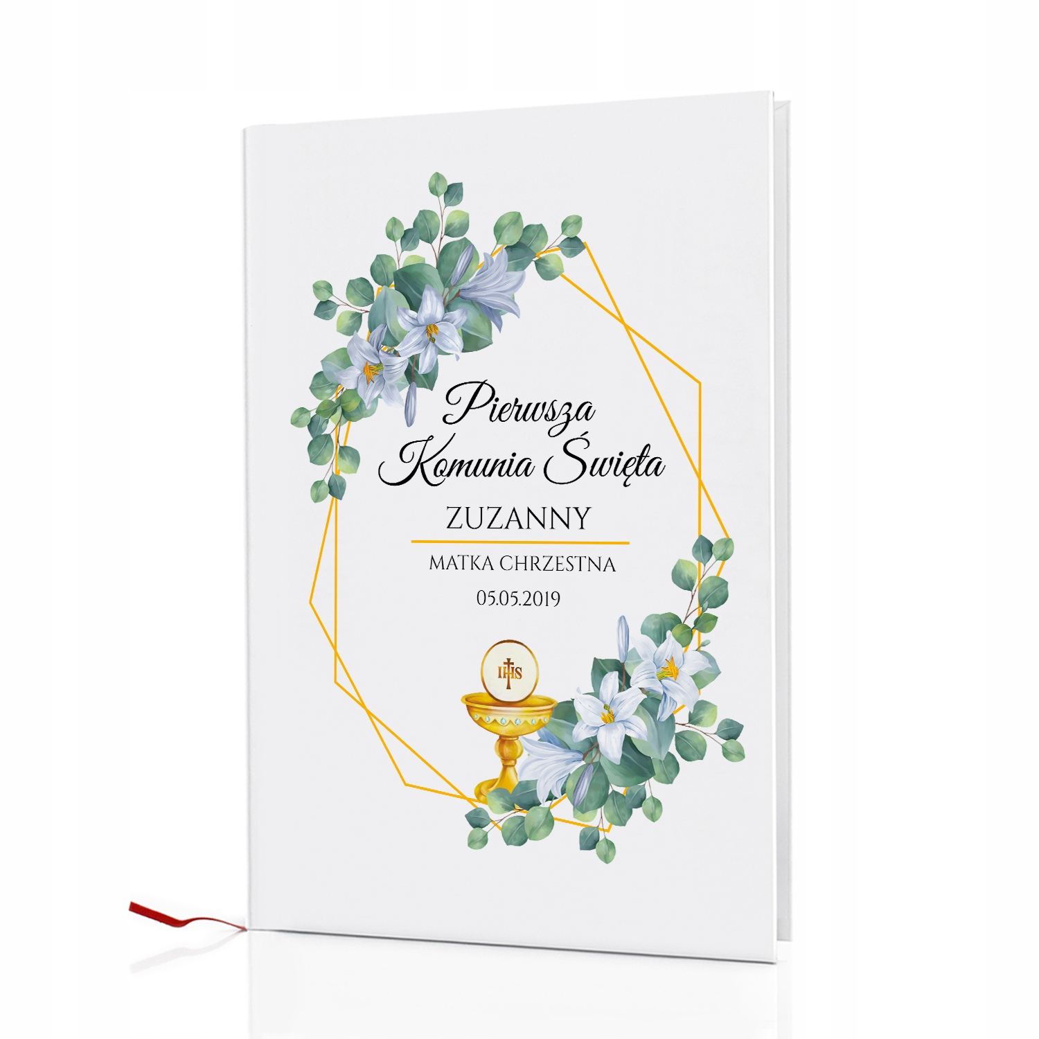 

Biblia Pismo Święte Pamiątka Komunii z Dedykacją