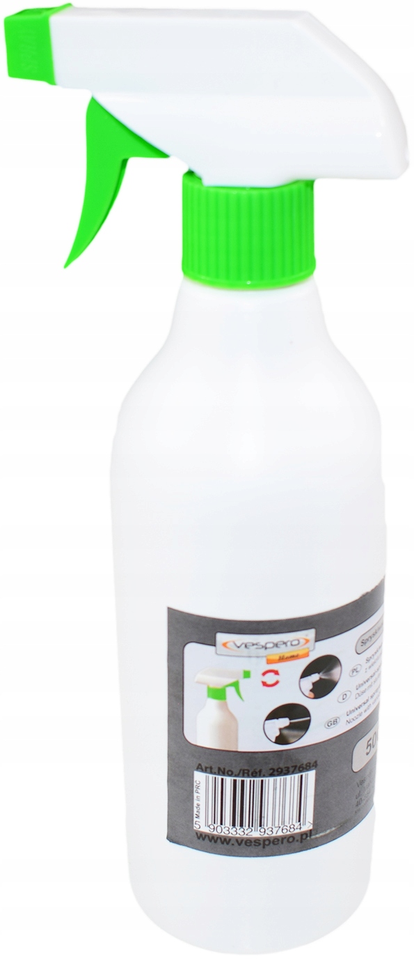 

Butelka ze spryskiwaczem atomizerem pusta 500 ml