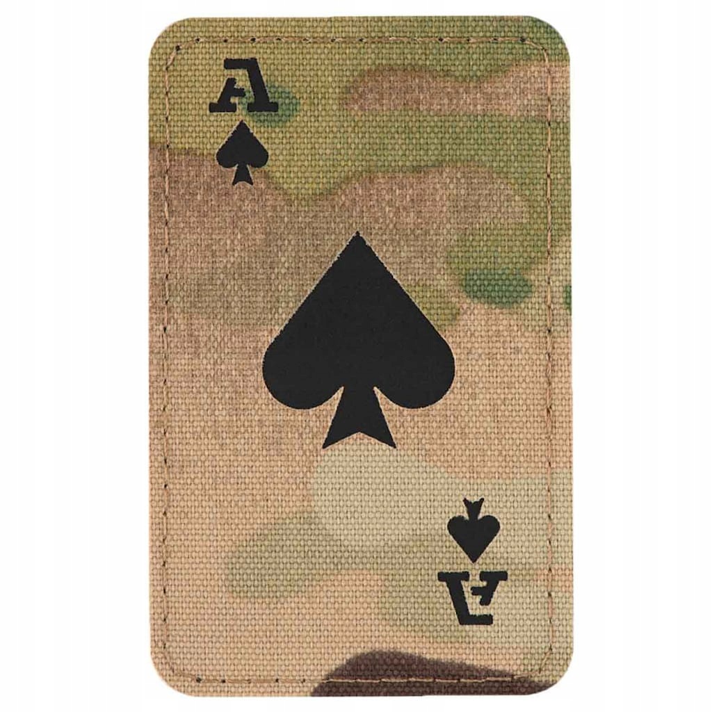 Naszywka M-Tac Ace of Spades 51109802 Multicam/Czarny