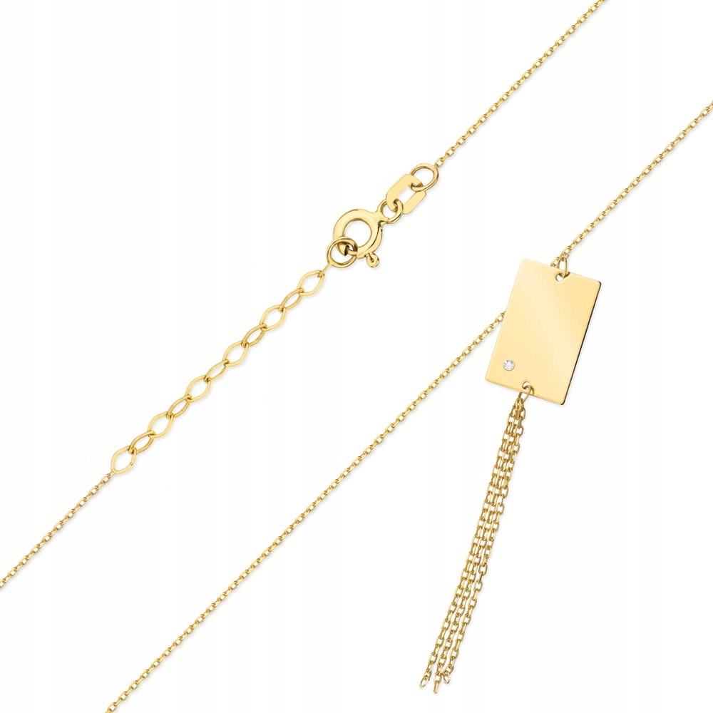 ZŁOTA CELEBRYTKA Z BRYLANTEM pr. 585 Marka Inna marka