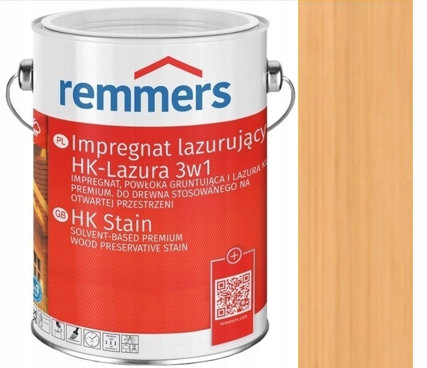 Remmers Hk-lasur Lazúra 5L Impregnačná Lazúra Na Drevo Bezfarebná 2261