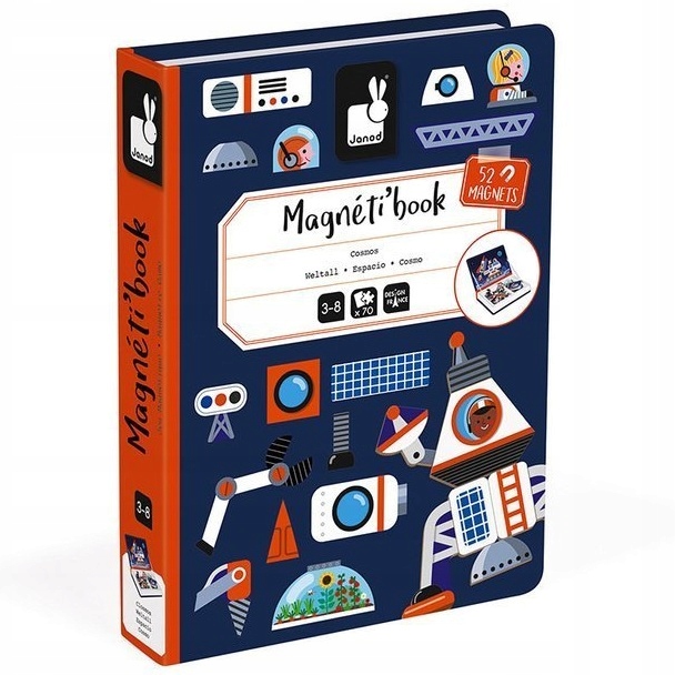 

Janod Magnetibook Kosmos Układanka magnetyczna