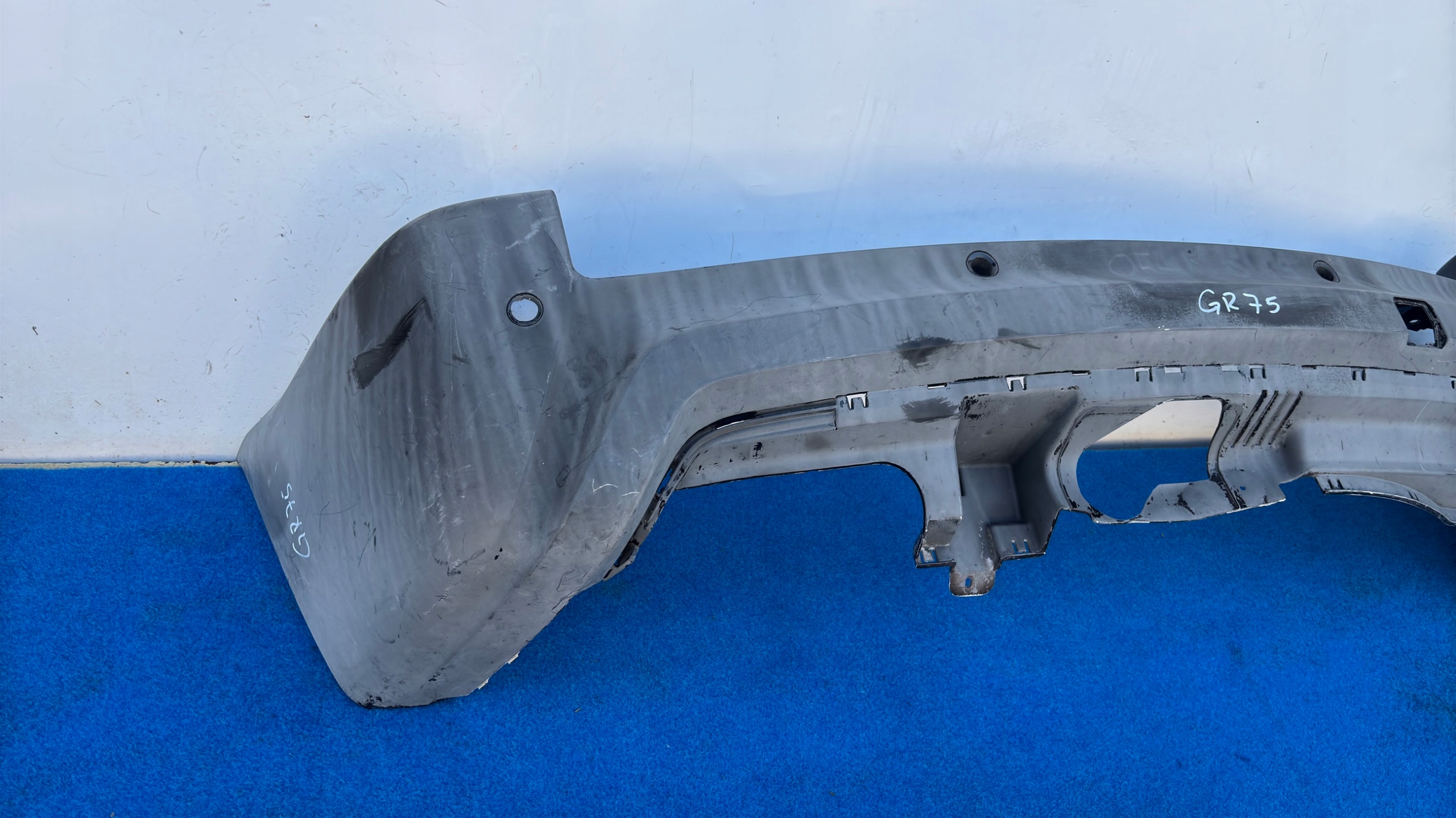 BMW X3 E83 m-packet bumper rear part below sensors 34143390 GR75