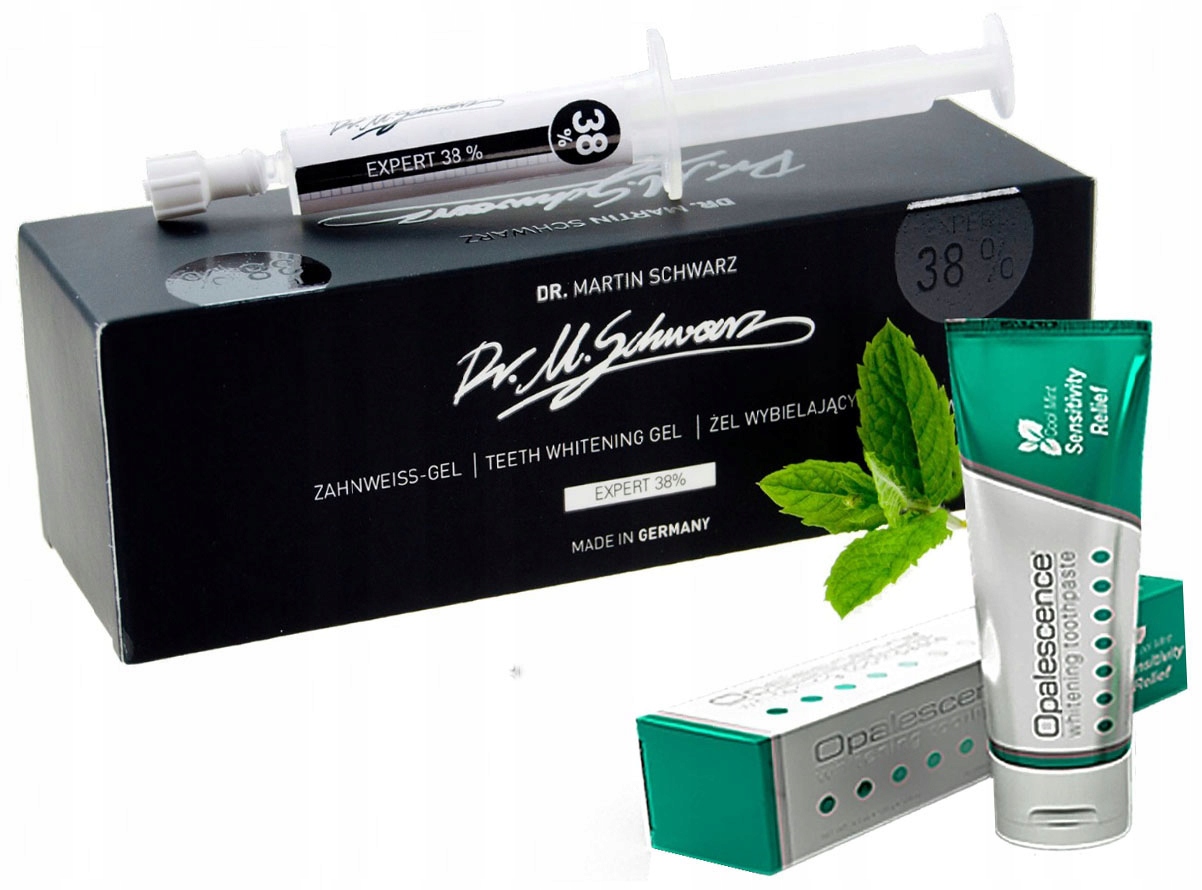 Żel Do Wybielania Zębów EXPERT__38% +pasta Opales.