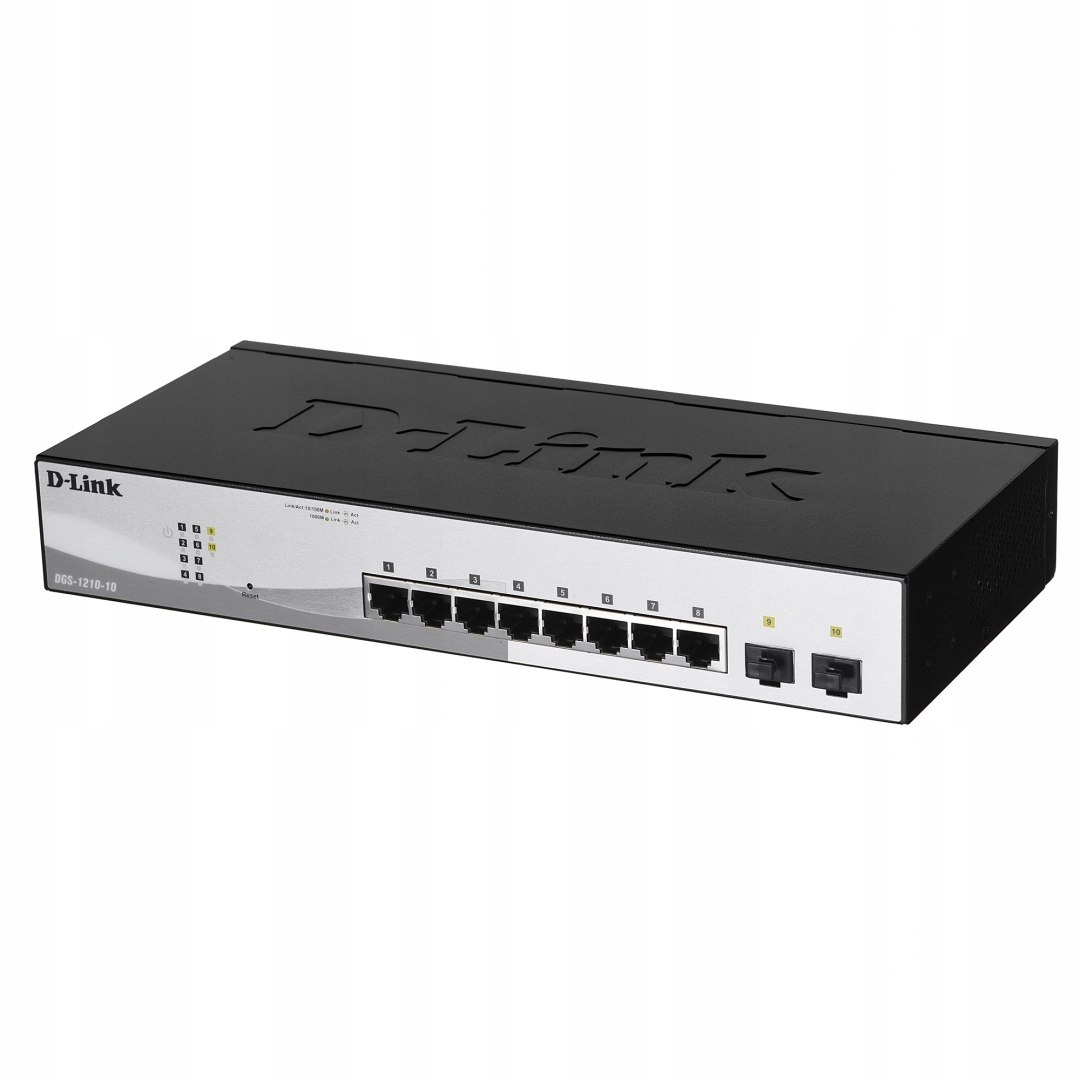 D-link DGS-1210-10/E 10-Port Gigabit Switch 2 Sfp