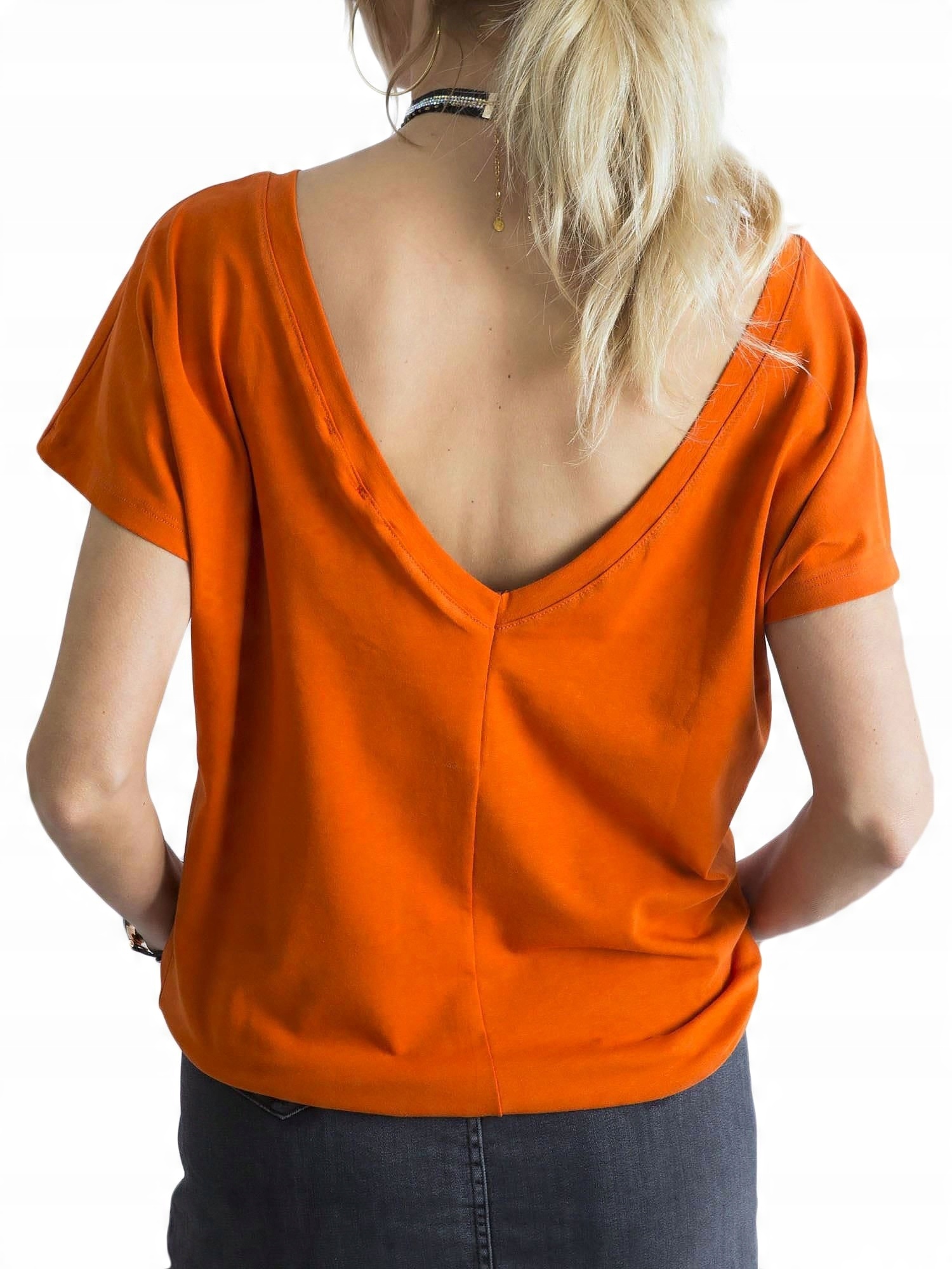 

Koszulka Damska t-T-SHIRT Bawełniana Gładka - M