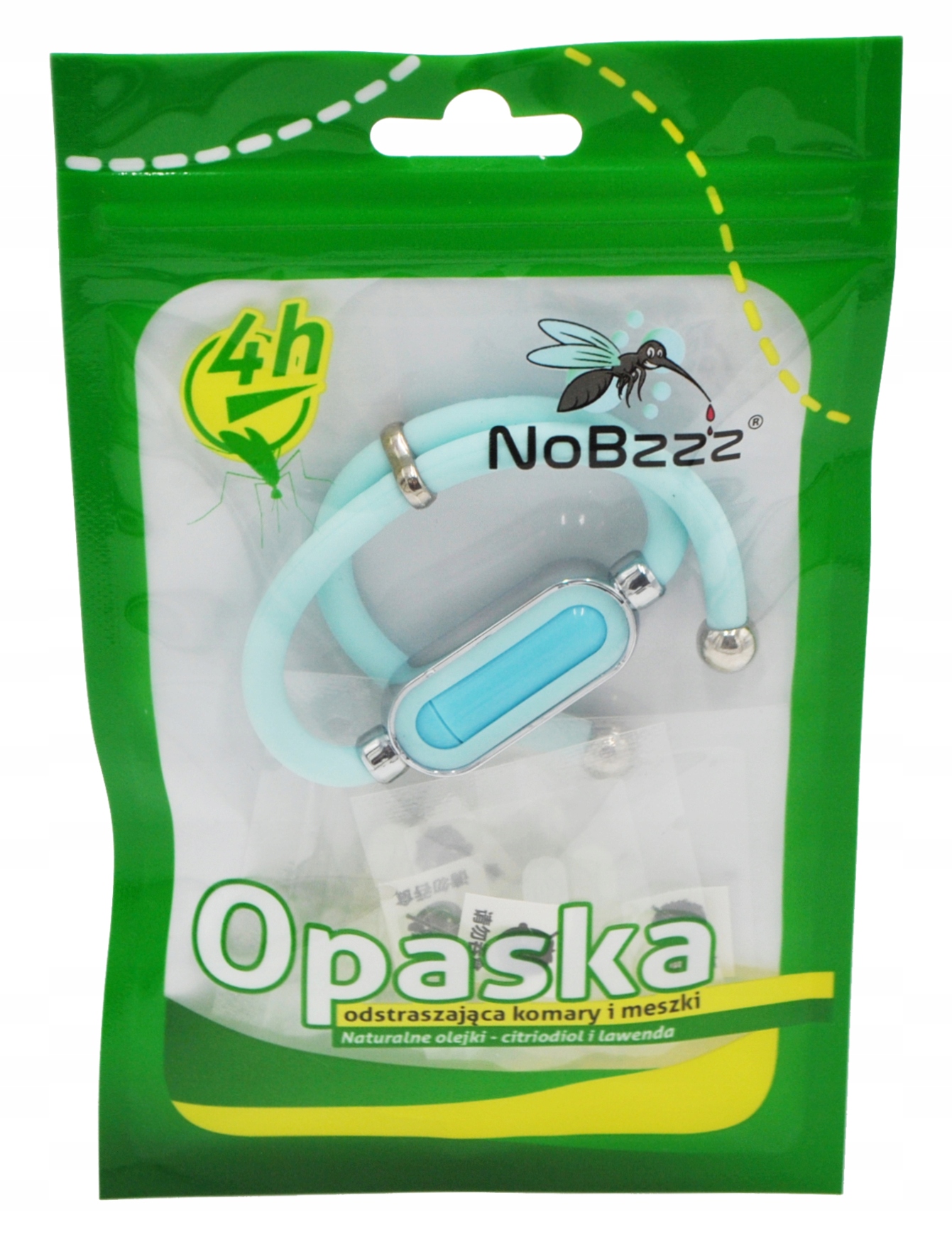 

NoBzzz Opaska Na Komary i Meszki dla Dorosłych +3x