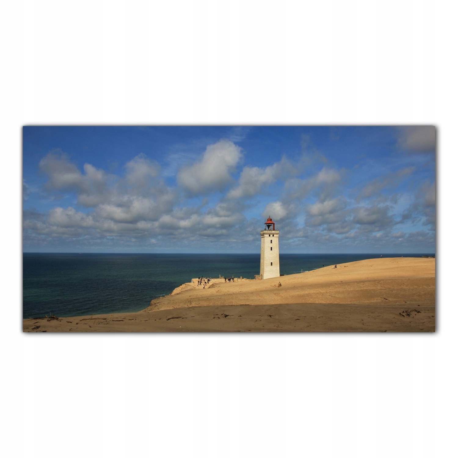

Obraz na szkle Foto Latarnia Morska Plaża 120x60