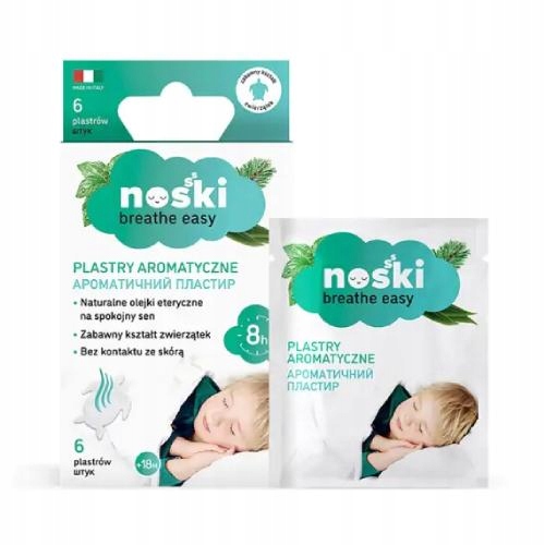 Noski Plastry aromatyczne dla dzieci 18m+ 6szt.