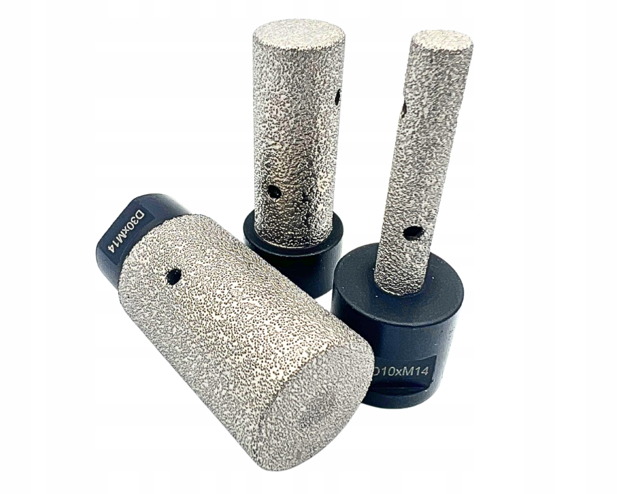 Fréza Diamantový Pilník Na Glazuru Sada 3 Ks! 10/20/30 MM X 50 MM Délka