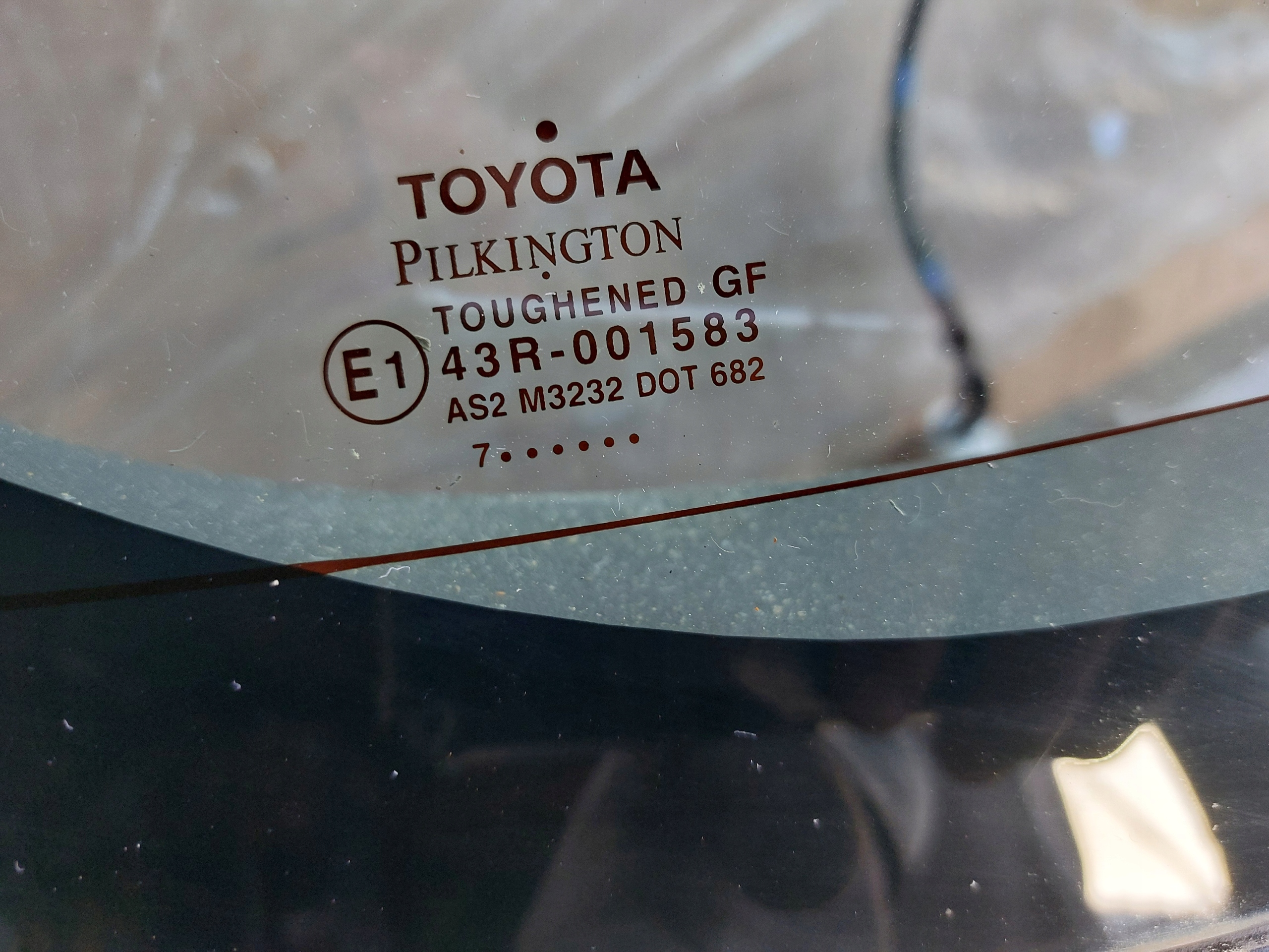 boot door TOYOTA AURIS and 07r grey 1G3