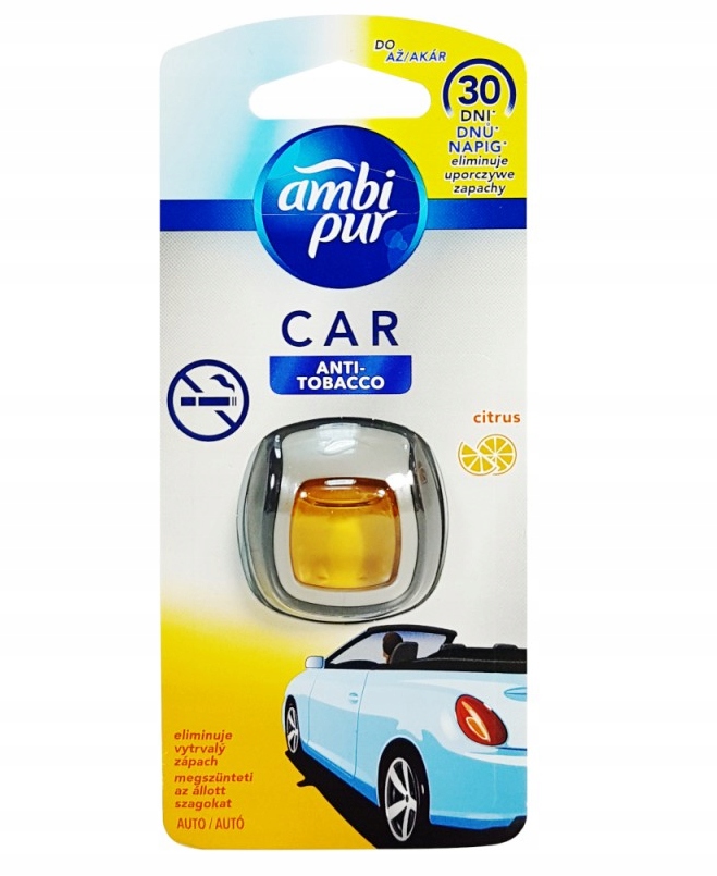 

Zapach do auta Ambi Pur Car Jaguar Antytabak Lemon