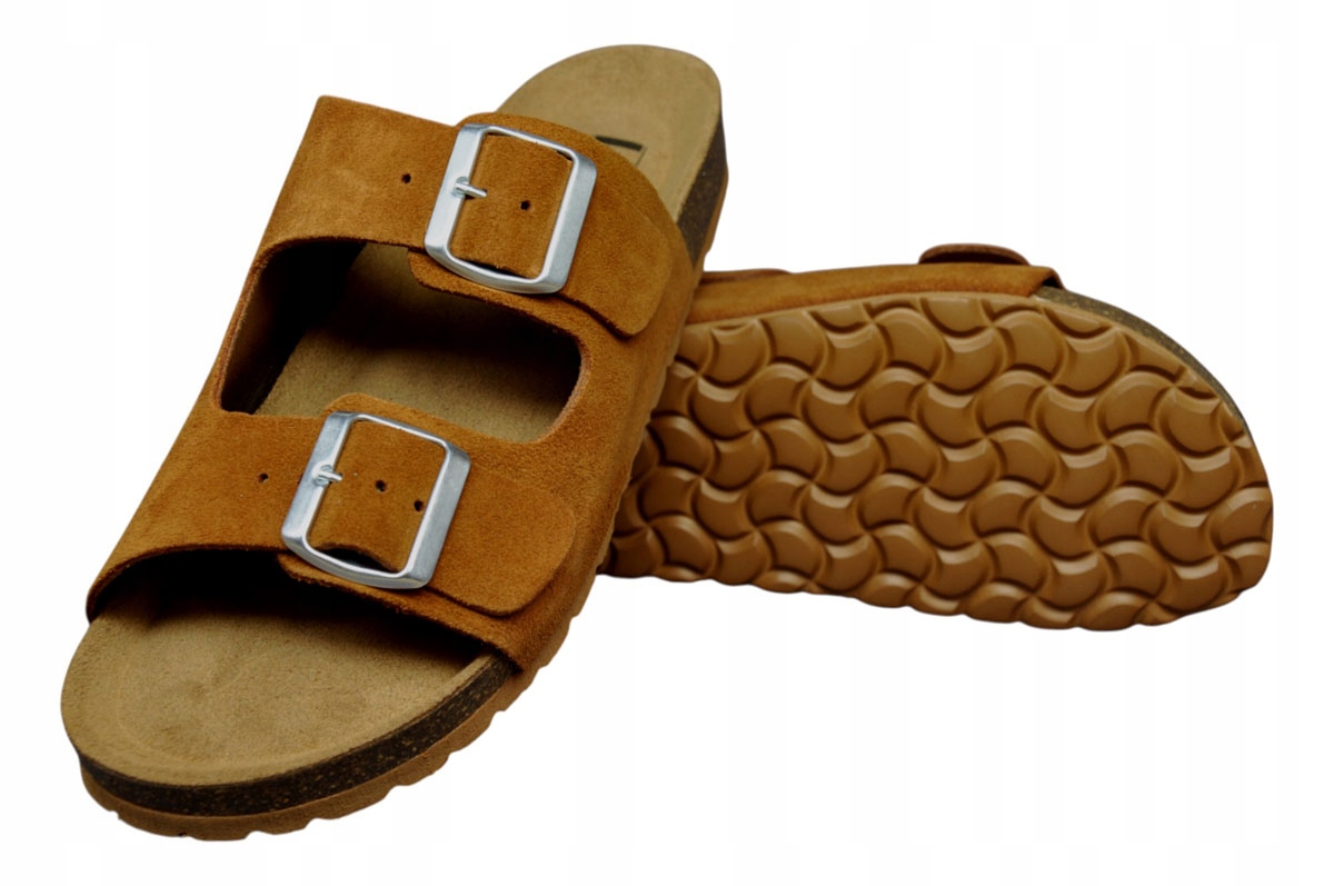 Nazouváky Izzi Biox Alex Brandy Leather, 41, přírodní semišová kůže