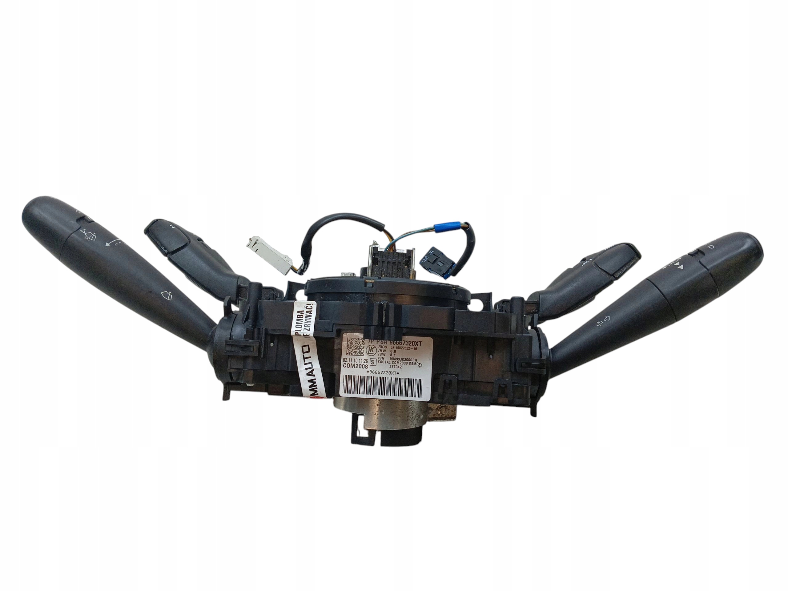 DEVIO LUCI TERGICRISTALLO TERGI DEVIO LUCI DEVIO ANELLO airbag VOLANTE PEUGEOT 5008 e (2009-2013) 9666732XT
