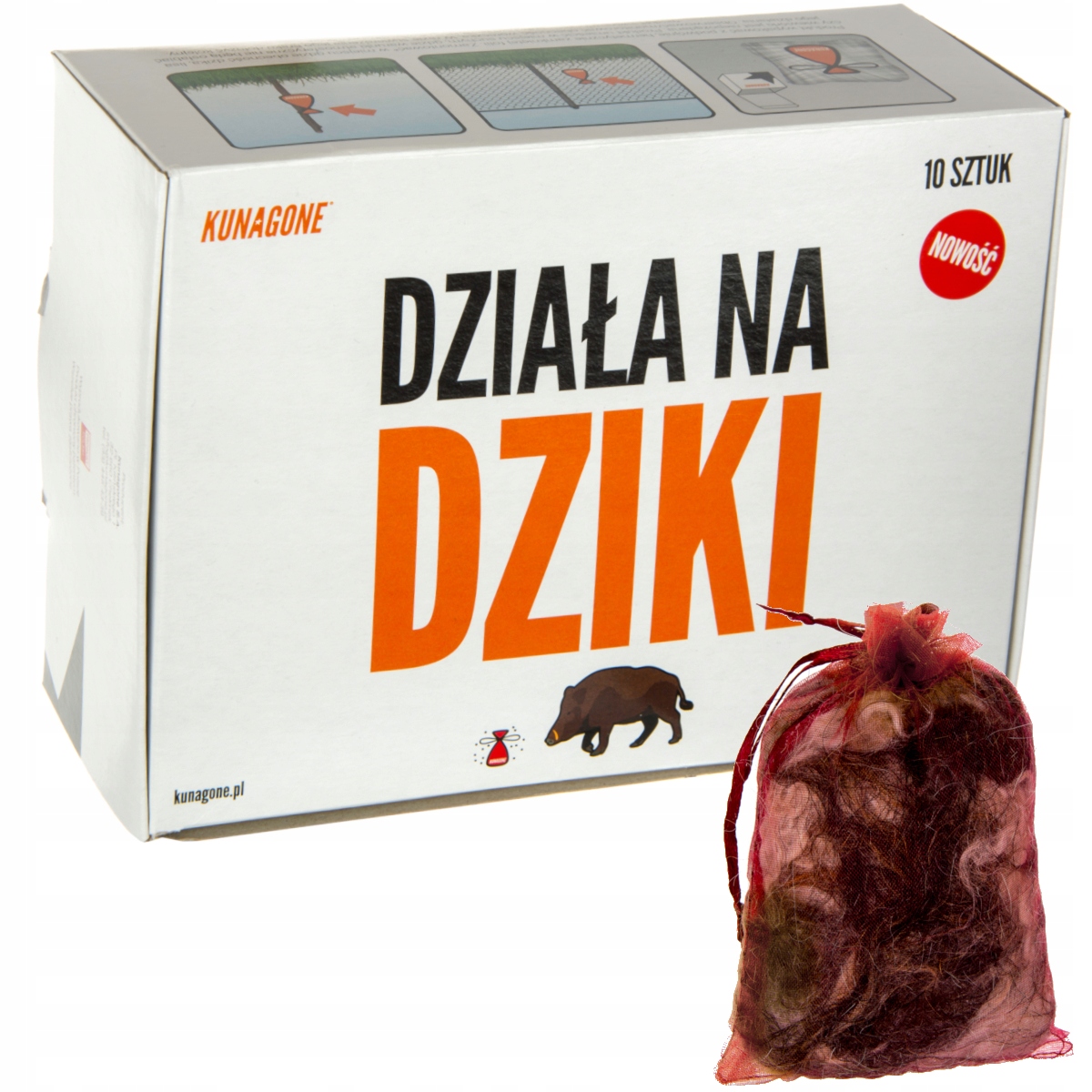 

10x Odstraszacz Dzików Kunagone Na Dziki