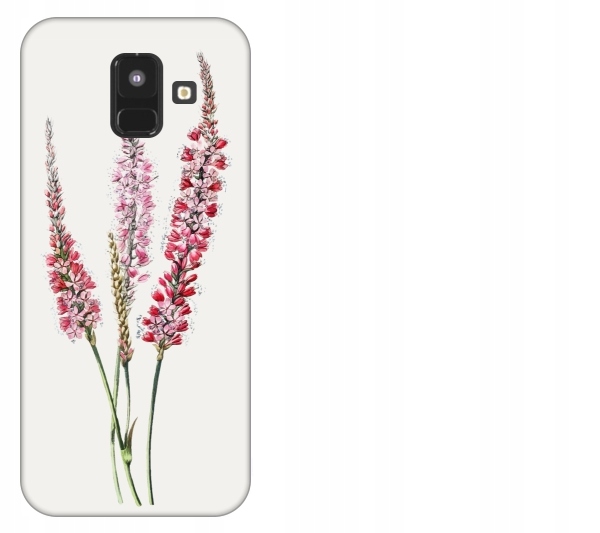 

Etui pokrowiec Samsung Galaxy A6 2018 Kwiat różowy