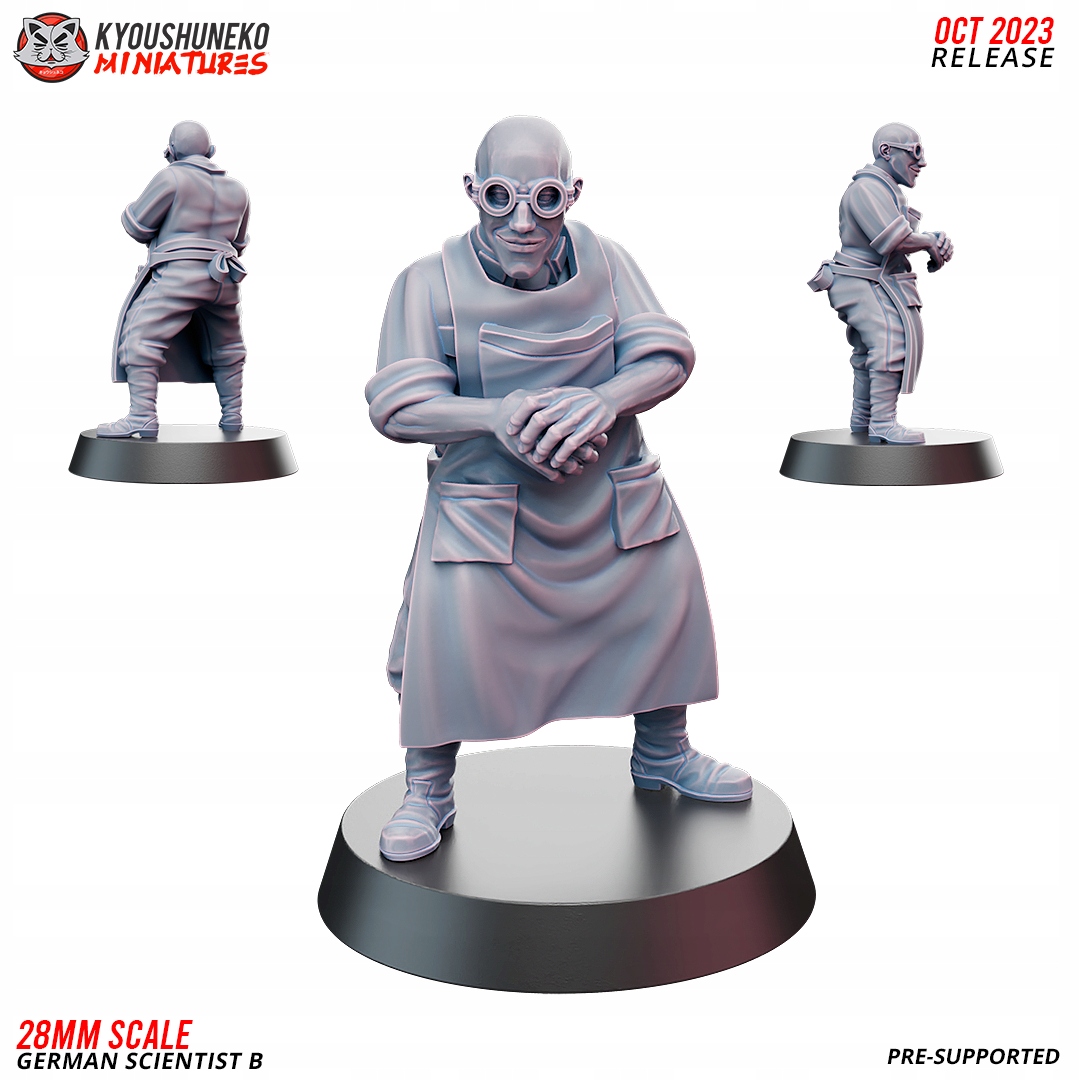 German Scientist B Kyoushuneko Miniatures