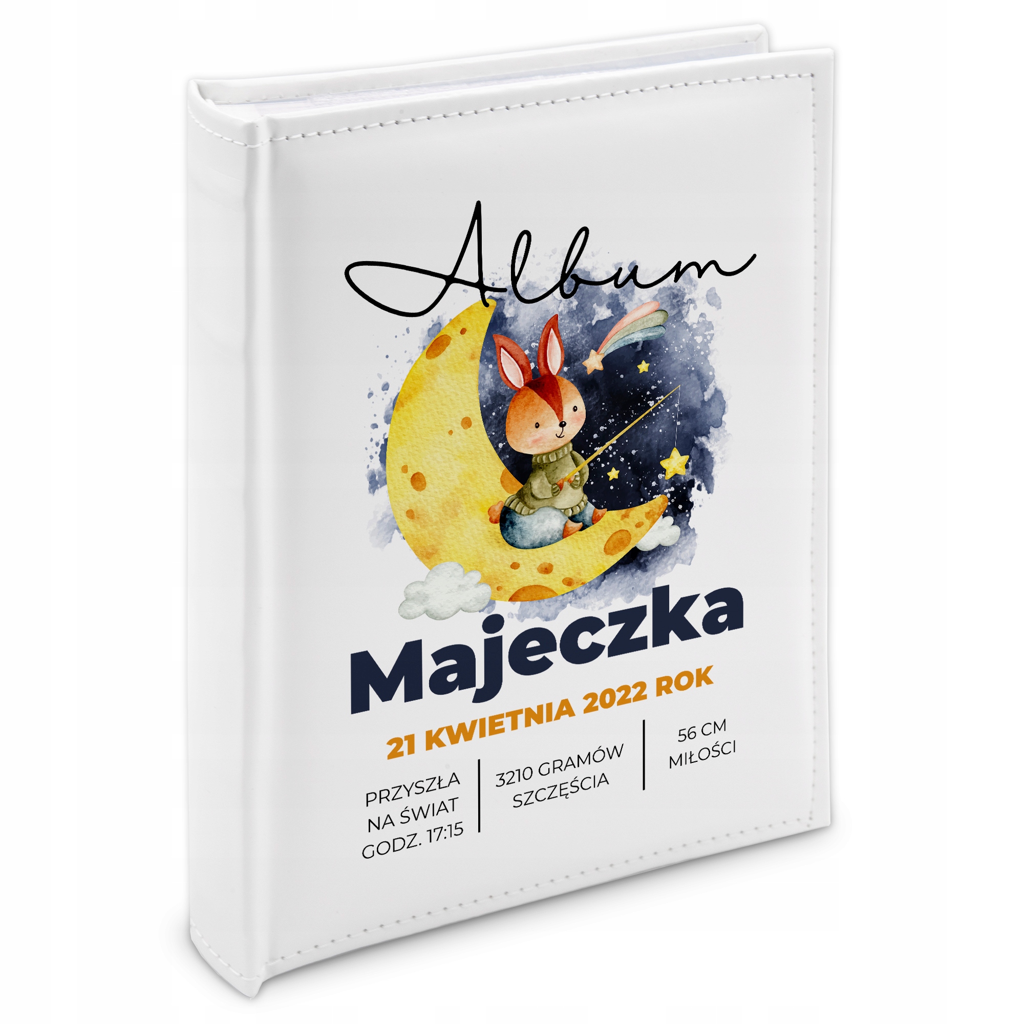 Bílý Album Jako Dárek Křest Jméno Ekokůže Šitý