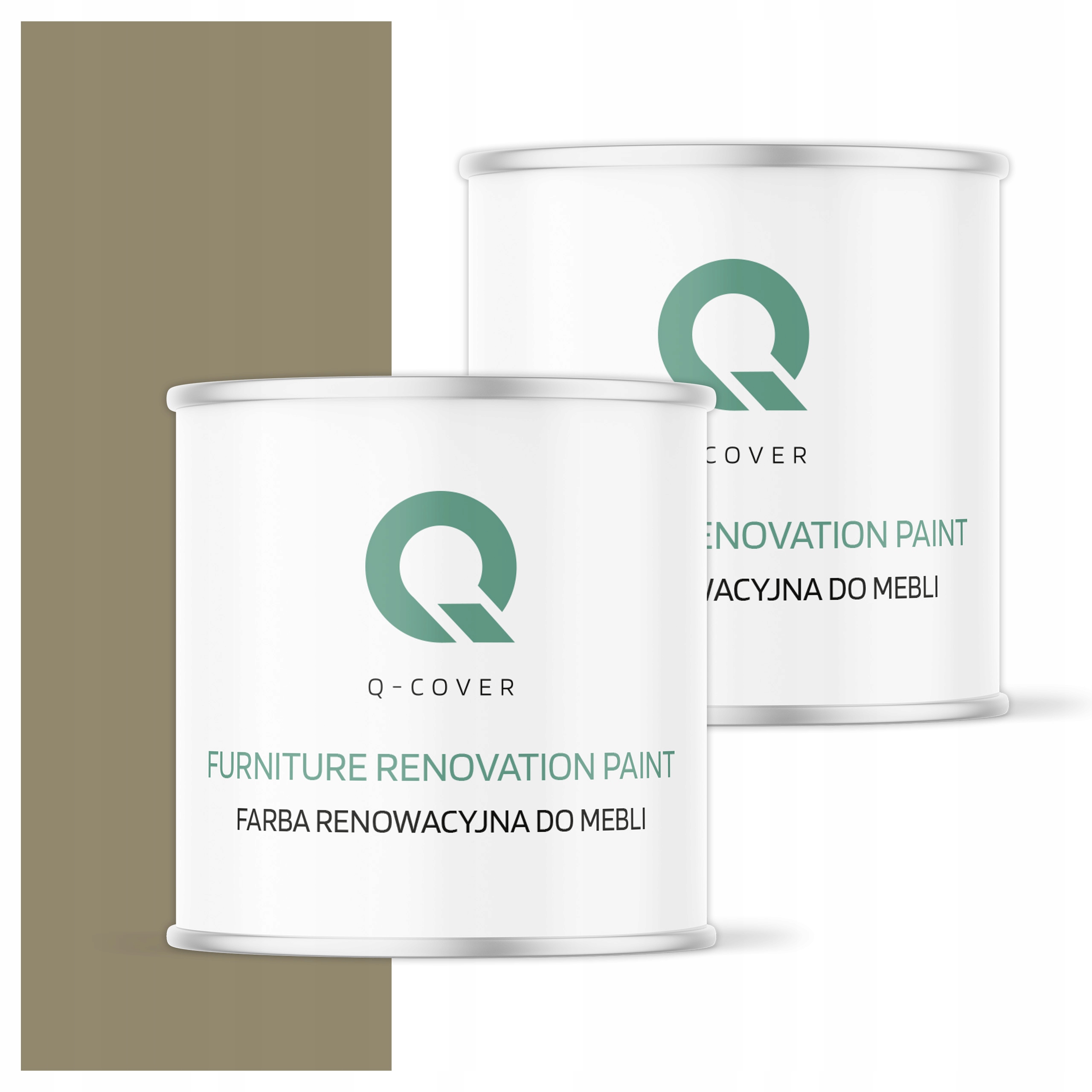 Farba na renováciu nábytku Mdf drevo Ozdobná Šedá Žltá 7034 Polomatná 2.5L