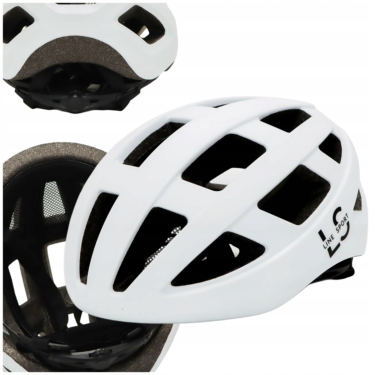 Cyklistická Přilba Line Sport BJL-041 Bílá Velikost M 55–58 CM Univerzální