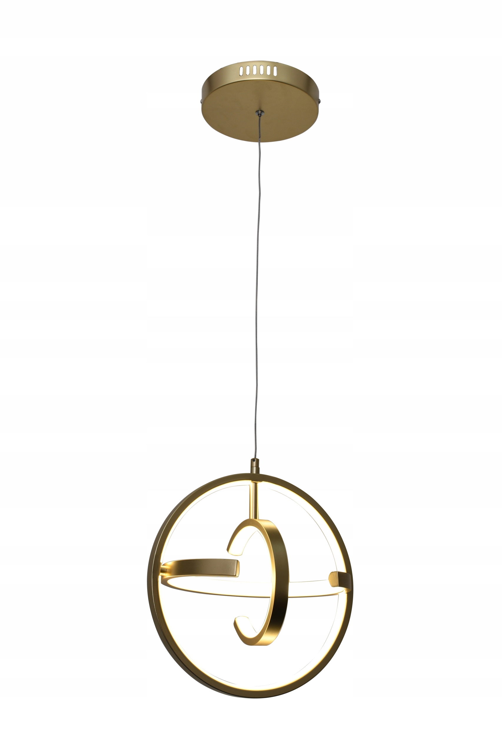 Závesné svietidlo Coco Led zlaté 40W