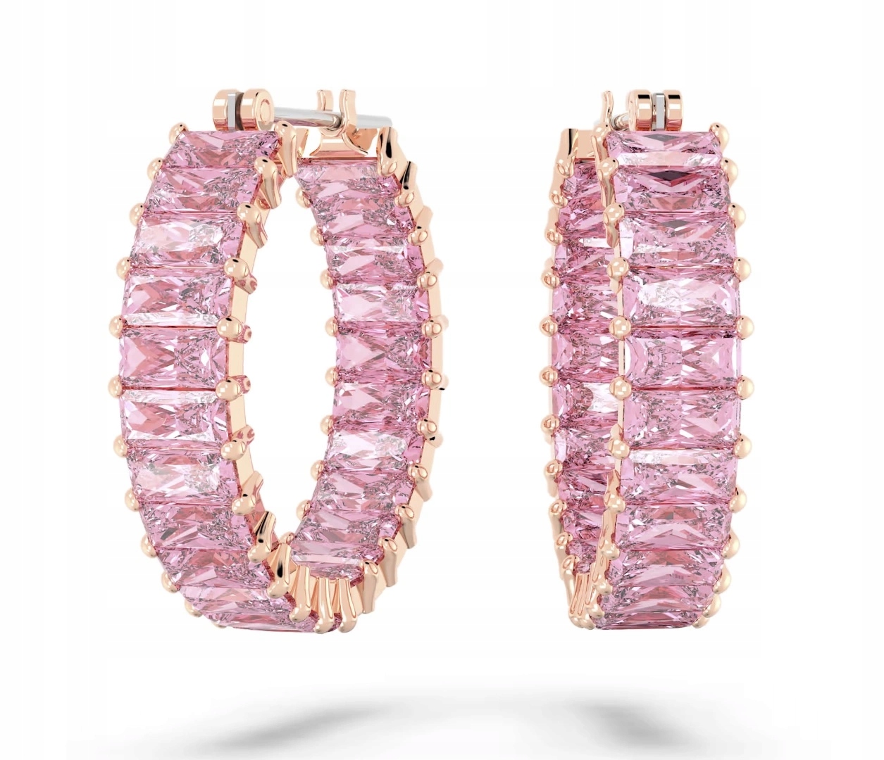 Náušnice Swarovski 5657726 Matrix Kreole S Krystaly