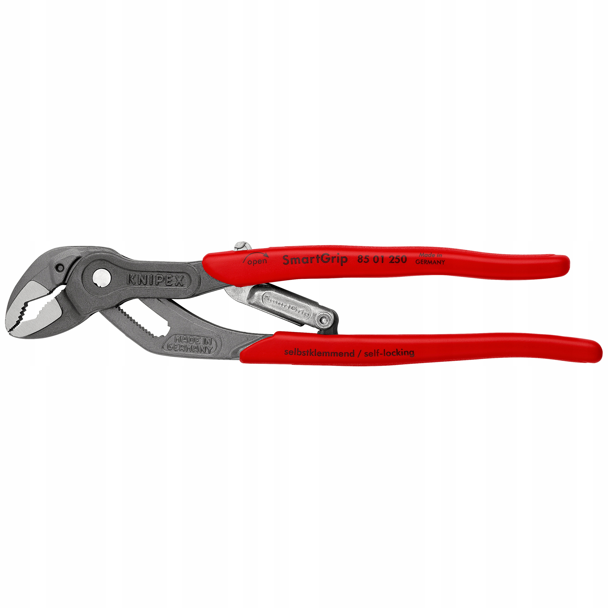 Knipex Smartgrip 250 MM Nastavitelné Kleště Na Trubky, Regulace 1 Rukou