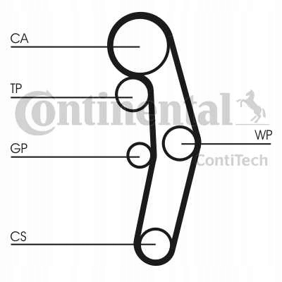 ГРМ З НАСОС CONTITECH Ct1028wp3