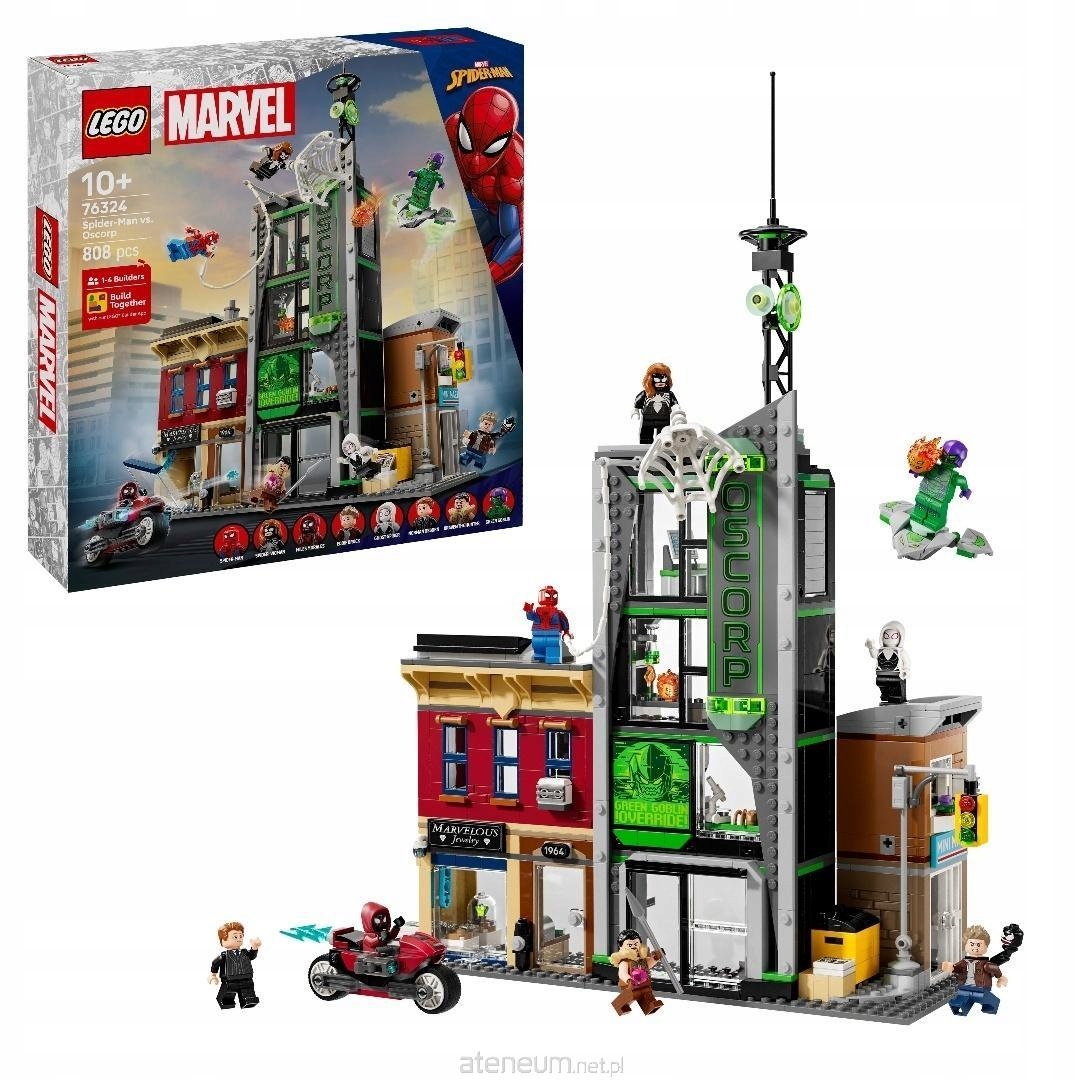 Lego (r) Heroes 76324 Spider-Man a Oscorp