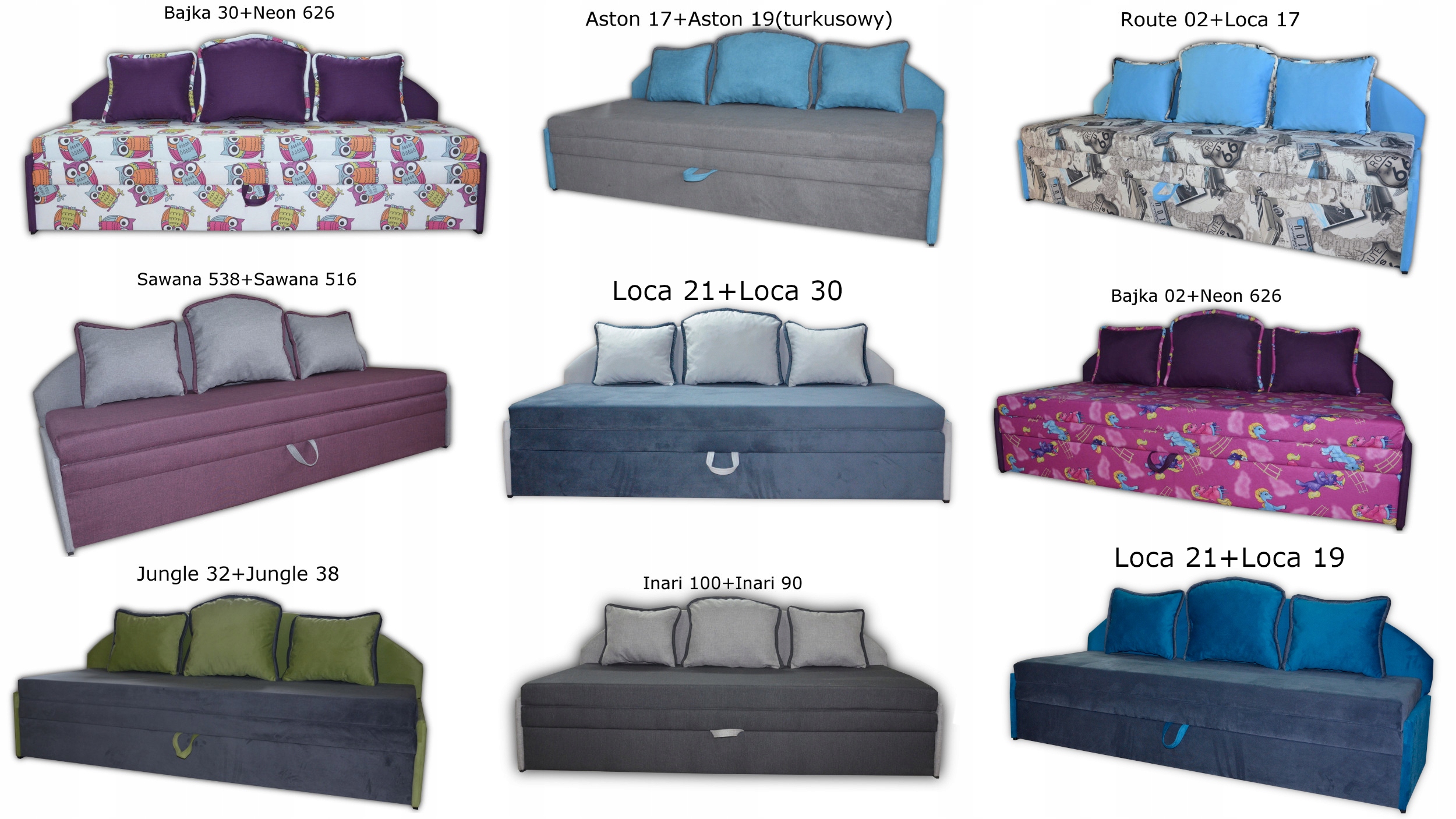 Łóżko tapczan DAWID 5 kanapa PROSTO OD PRODUCENTA! Długość mebla 190 cm