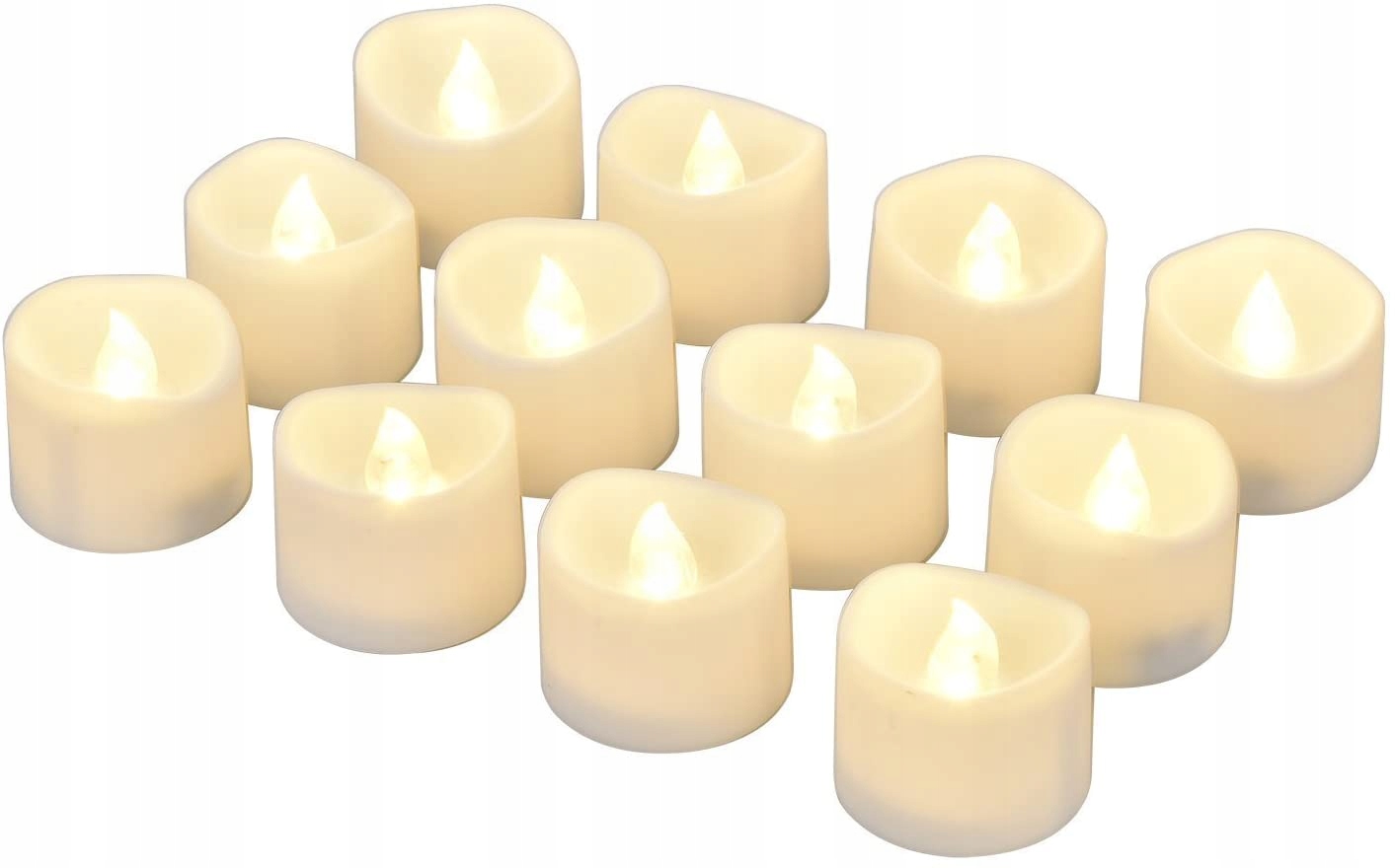 FlimeS Bezprzewodowe Świece Dekoracyjne Lampki Świąteczne 12 Sztuk — miniatura 11