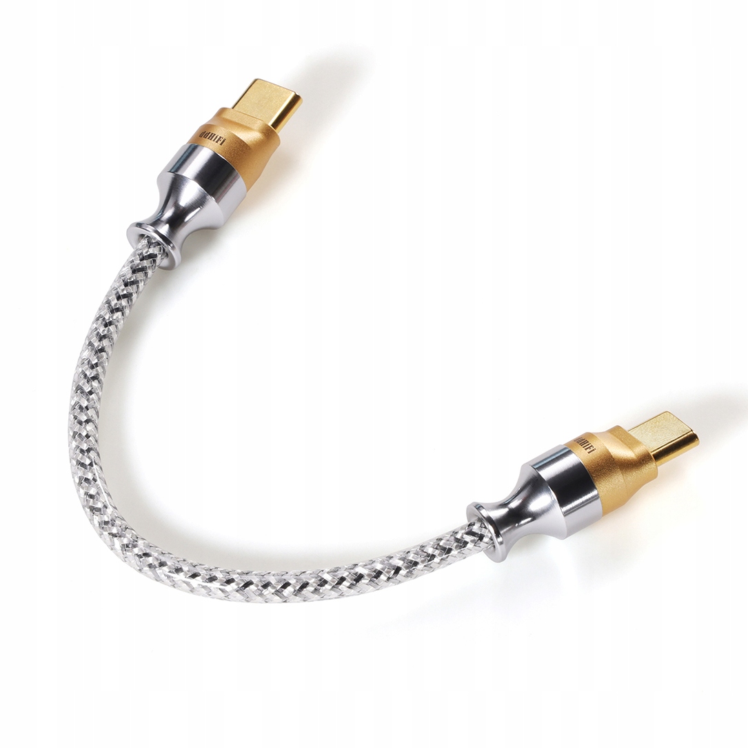 ddHiFi TC07S Kabel Usb-c Otg řady Nyx Stříbro typu Litz-2 10 cm