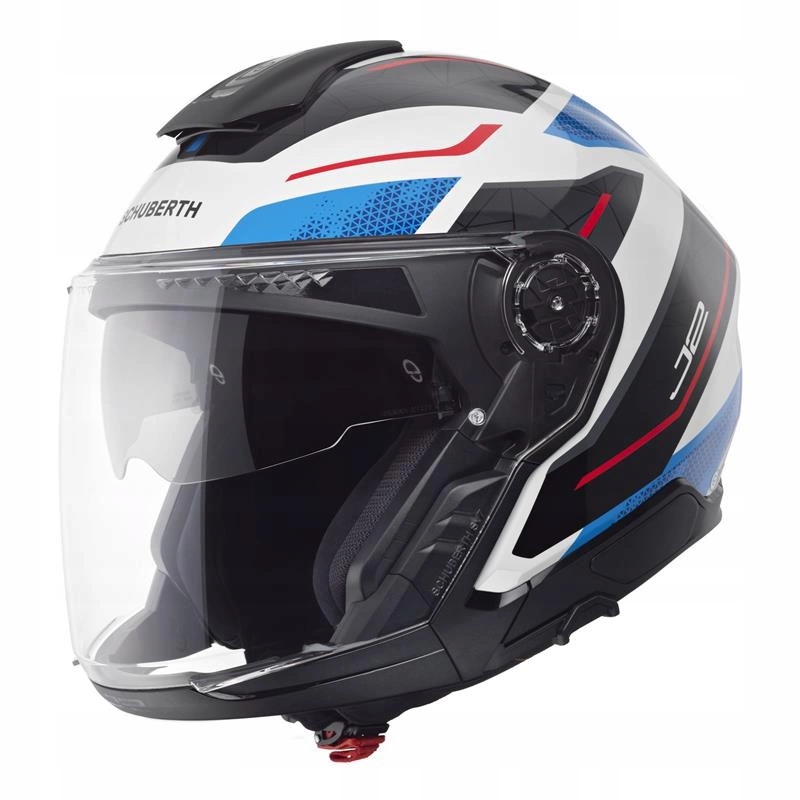 Helma Schuberth J2 Ece Sigma Blue biela modrá červená čierna Darčeky