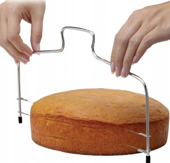NÓŻ STRUNOWY DO CIĘCIA TORTÓW CIAST PODWÓJNY 32CM Rodzaj akcesoriów inny